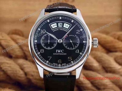 IWC Portuguese Annual Calendar Watch Replica for sale Japan Quartz